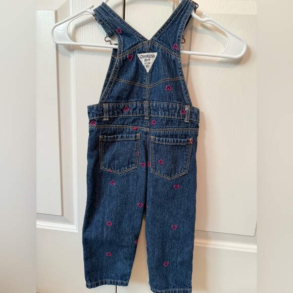 OshKosh B'gosh Blue Denim Kids Overalls - Picture 3 of 4